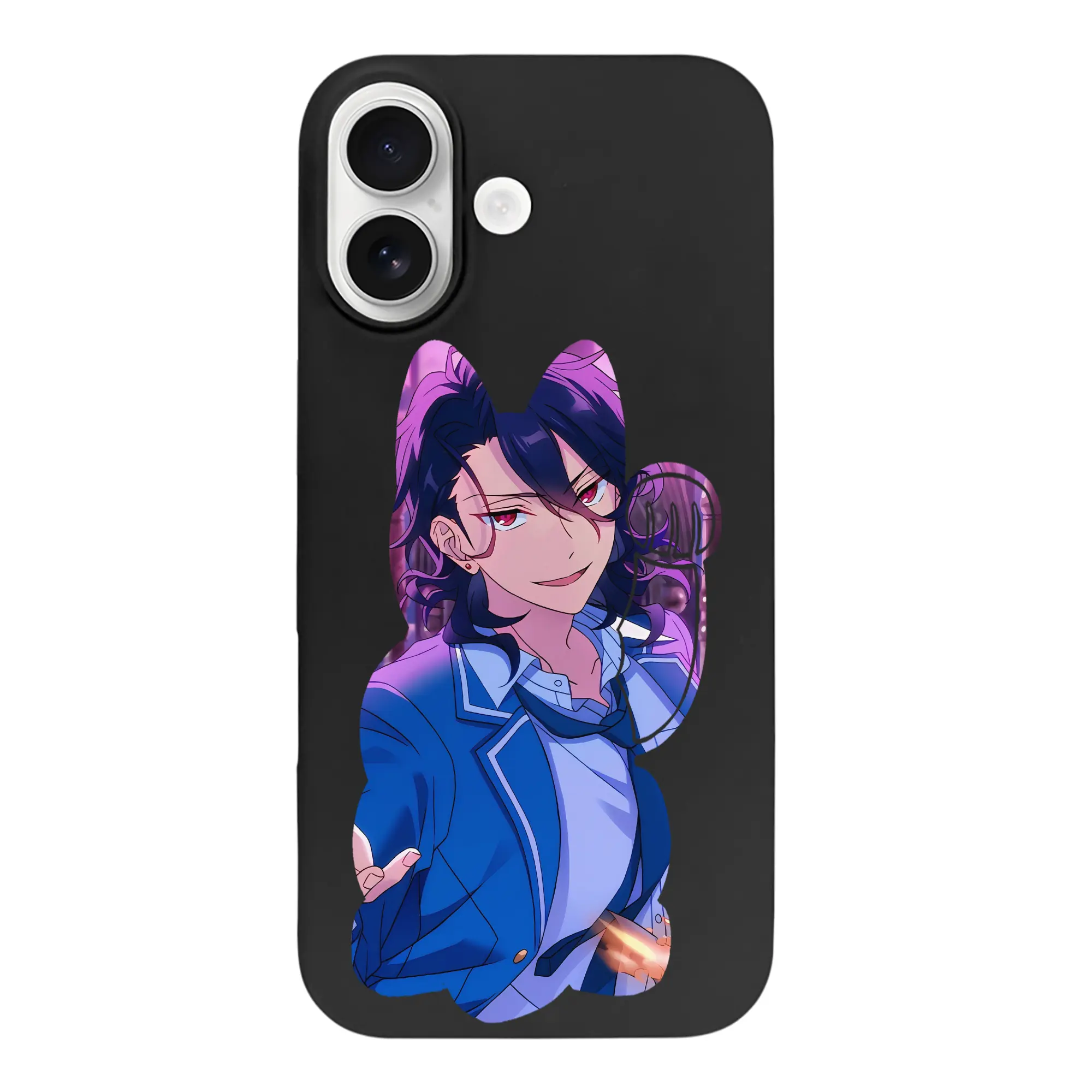 あんさん ぶる グッズ UNDEAD 朔間零 - iPhone 17 シリーズ シリコンケース 薄型 耐衝撃 指紋防止 ソフトタッチカバー 精密フィット 傷防止 保護ケース iPhone 17/17 Air/17 Pro/17 Pro Max 対応